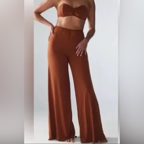 Pants - Savage x Fenty Aqua Hour Wide Leg & Mesh Pants Size XL